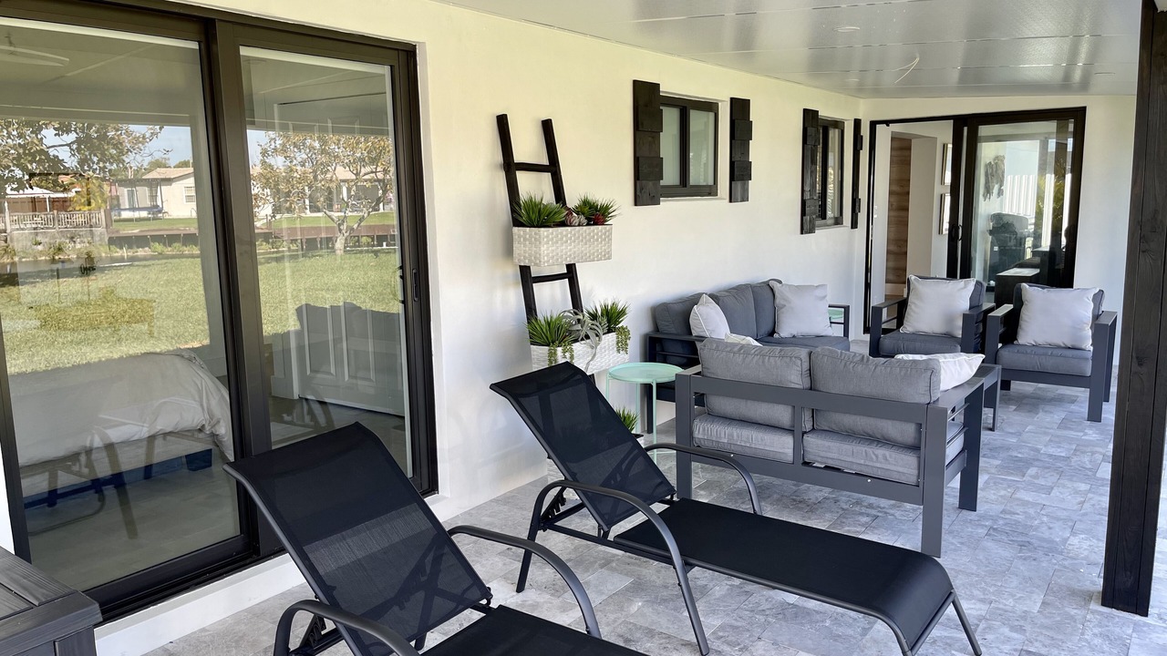 Photo of Patio Balcony in Sunset