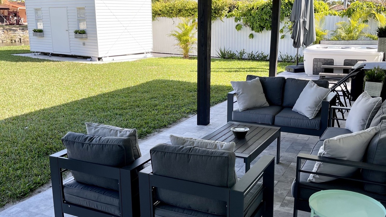 Photo of Patio Balcony in Sunset