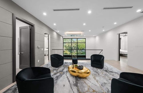 Virginia Park Villa | $5M Modern 7-BR Pool Mansion, Spa, Rooftop Bar