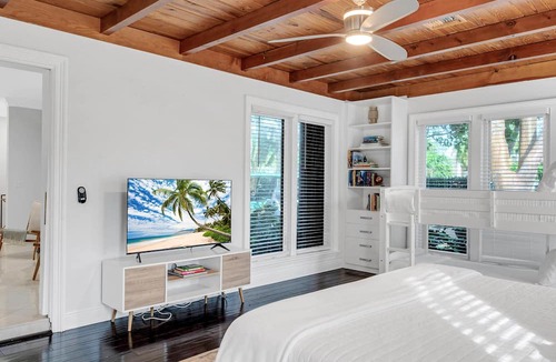 Harbor Beach House | Private Neighborhood Heated Pool Walk To Beach Lush Surroundings Harbor Key