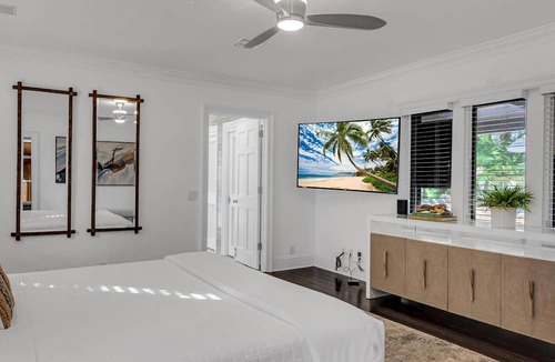 Harbor Beach House | Private Neighborhood Heated Pool Walk To Beach Lush Surroundings Harbor Key