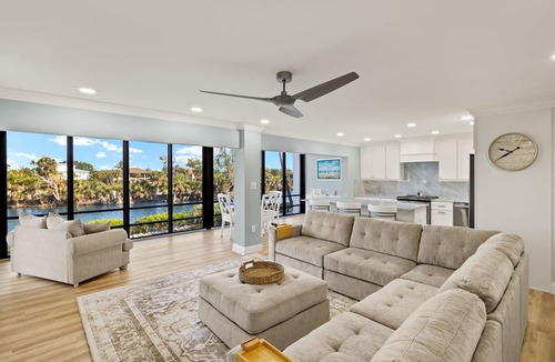 Beachview Country Club Estates Condo | Step into serenity at Sunset South Sanibel, newly renovated 3 BR Island Retreat